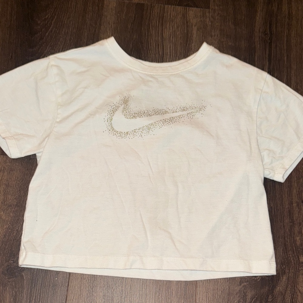 Nike White Tee with Logo